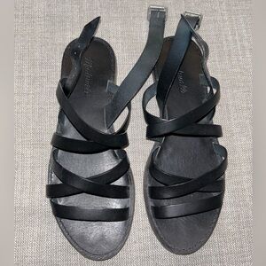 Madewell double criss cross sandal